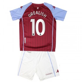 Fotbalový Dres Aston Villa Jack Grealish 10 Dětské Domácí 2020/21